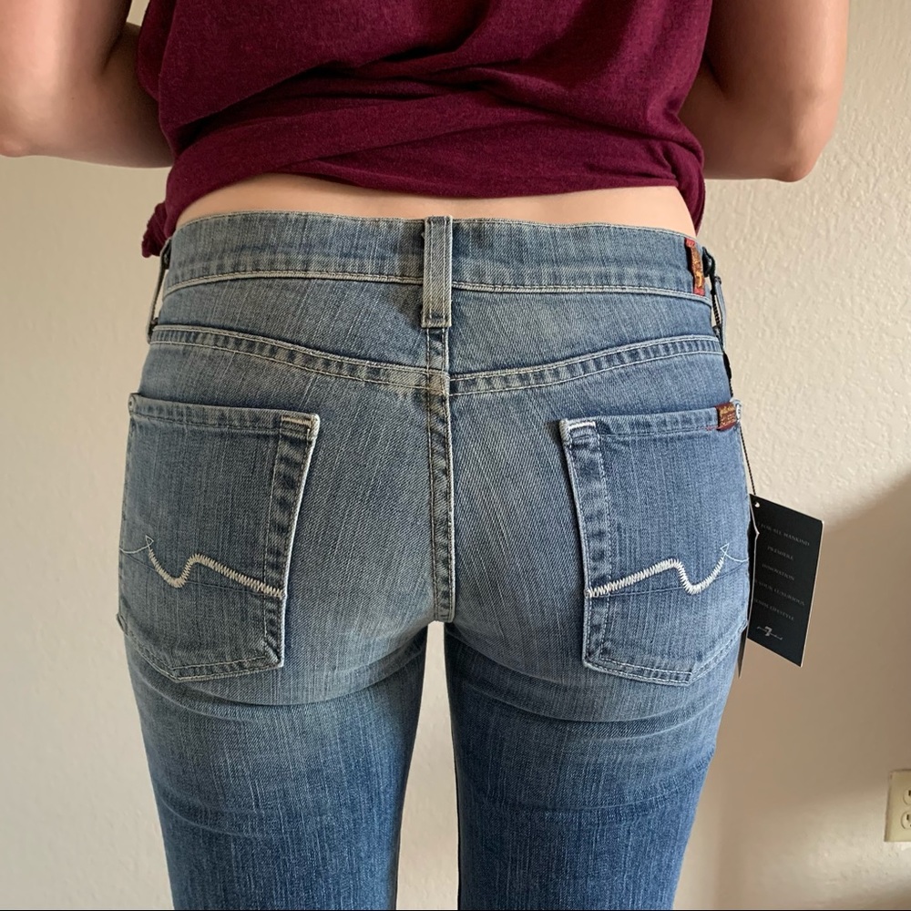 NEW 7 For All Mankind Bootcut Denim Jeans